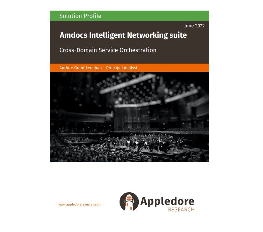 Solution Profile: Amdocs in Cross Domain Service Orchestration