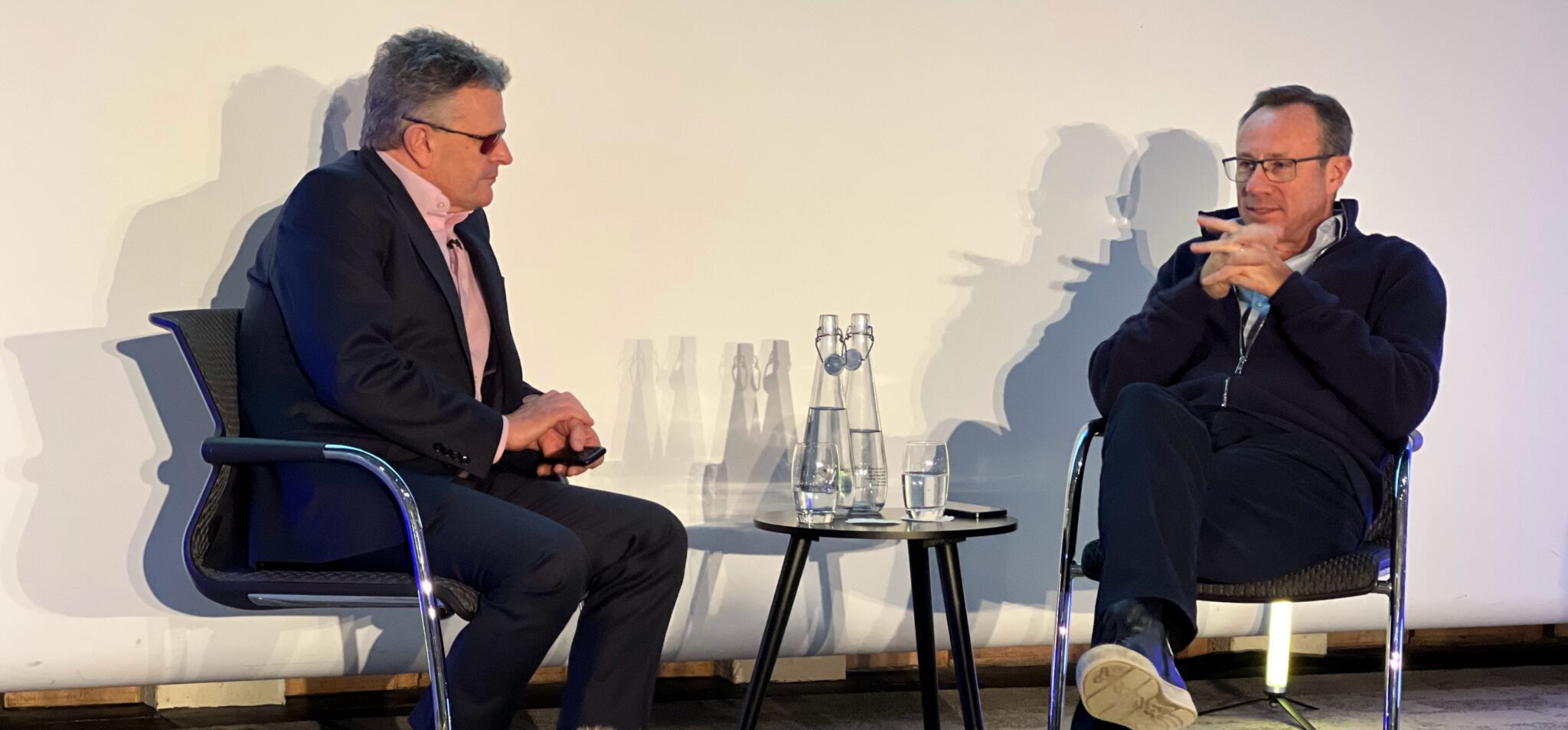 Chris Lewis interviewing BT's Philip Jansen